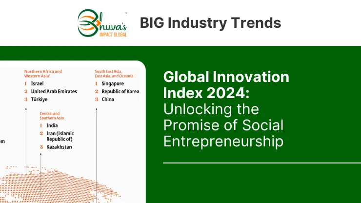 Cover of BIG industry trends "Global innovation index 2024: unlocking the promise of social entrepreneurship"