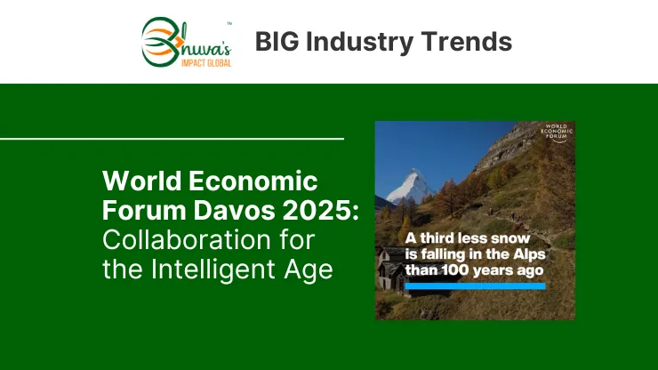 Cover of BIG industry trends "World economic forum Davos 2025: collaboration for the intelligent Age"