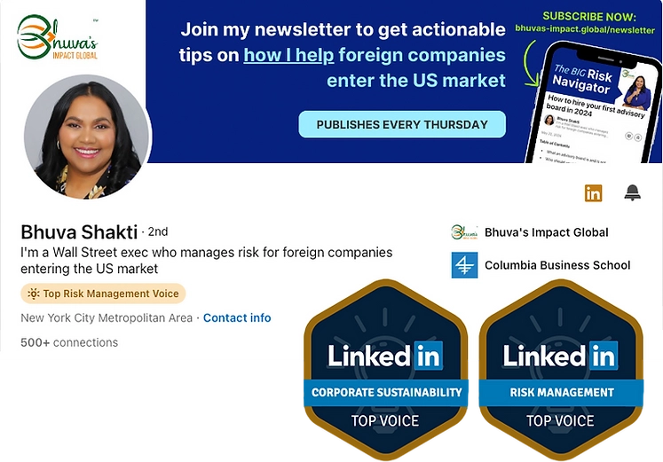 LinkedIn Recognition Badges for Bhuva Shakti