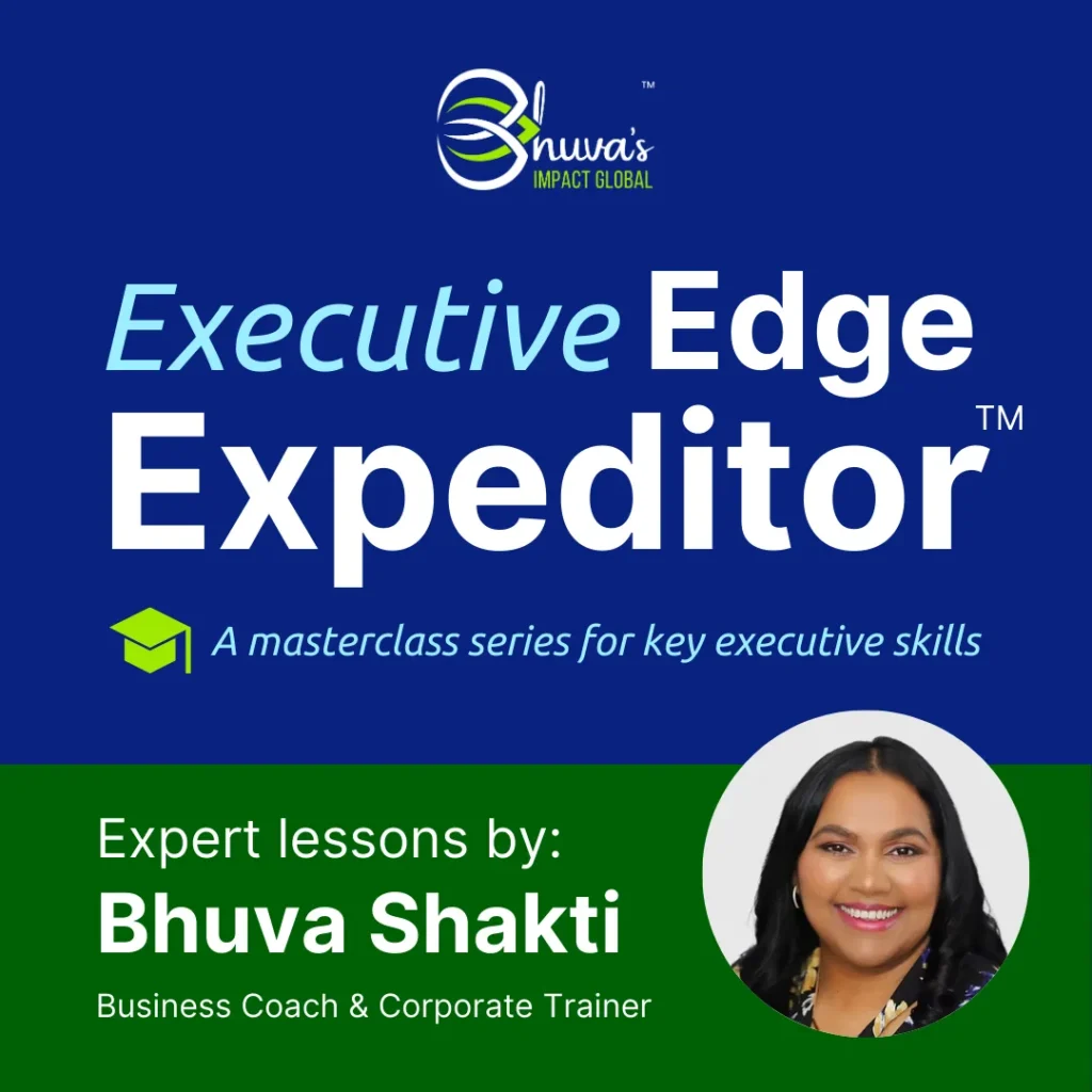 Cover of the "Executive Edge Expeditor" lessons by Bhuva Shakti