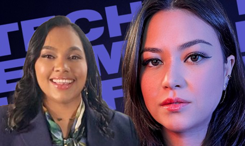 Image of Bhuva Shakti next to Nicole Casperson