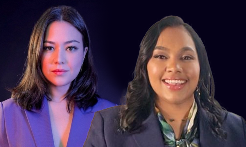 Image of Bhuva Shakti next to Nicole Casperson