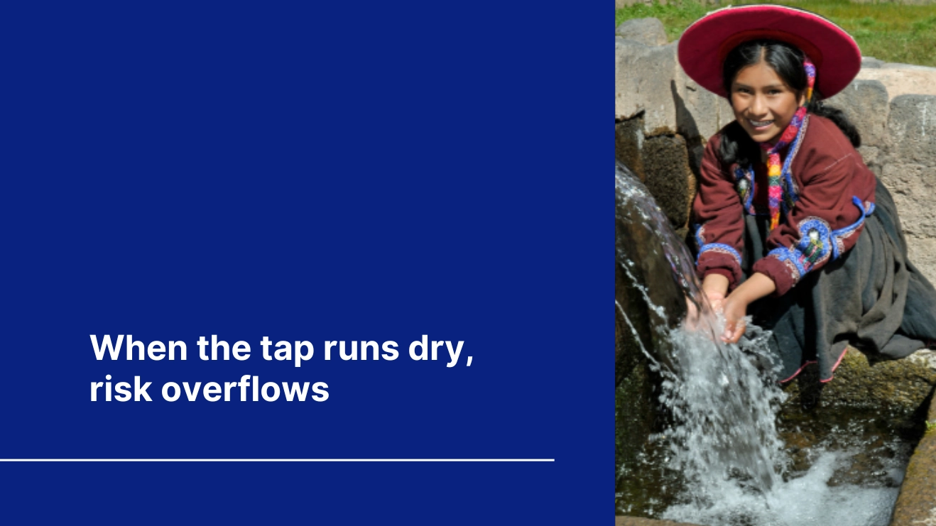 Blog cover When the tap runs dry – Bhuvas Impact Global
