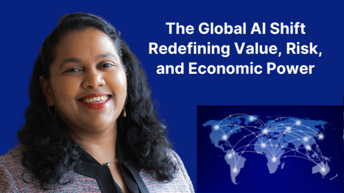 Blog Cover of "The Global AI shift redefining value, risk and economic power"