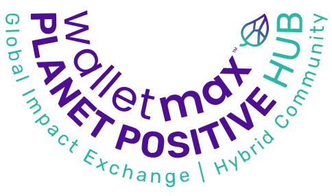 Wallet Max Planet Positive Hub Logo