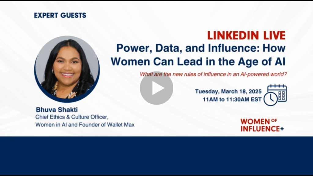 Cover image of LINKEDIN LIVE talk "Power, Data and Influence"