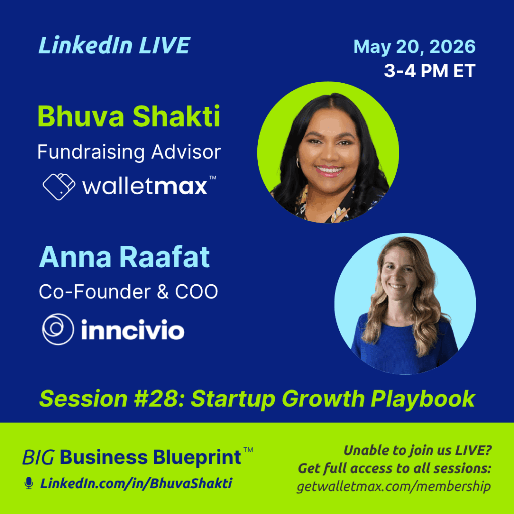 Cover of May 20 2026 episode of BIG Business Blueprint AMA Sessions with Anna Raafat